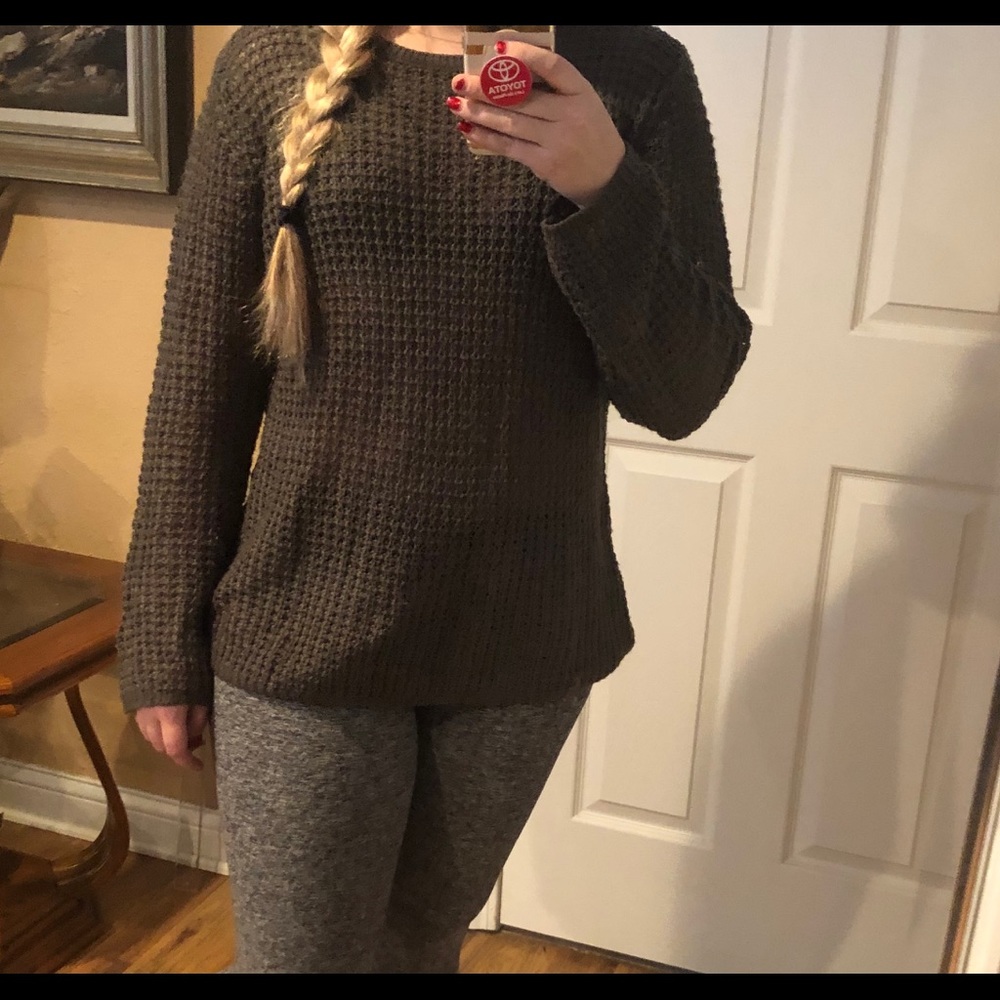 Green sweater